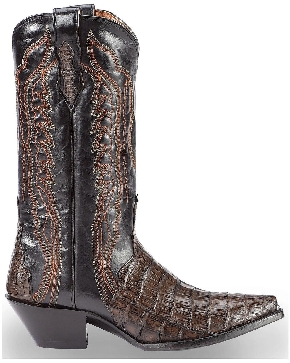 Women's New Leather Cowgirl Western Biker Boots Snip Brown Chocolate Sale